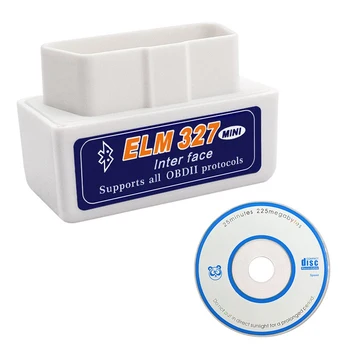 Мини ELM327 Bluetooth V2.1 OBD2 Автомобильный Диагностический Интерфейс Сканер ELM 327 Bluetooth Для Android Для протоколов OBDII Автомобильный Аксессуар 0
