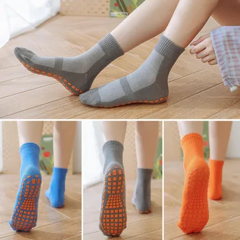 10 пар носков для батута Four seasons, спортивные носки для мальчиков и девочек, домашние противоскользящие носки для пола, массажные носки для йоги, носки для йоги