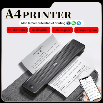 Портативный Принтер T831 A4 Hd Inkless Мобильная Термотрансферная Печать Bluetooth Link Маленький Принтер Для Печати Контрактных Документов