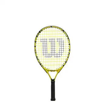 Дюймовая Теннисная ракетка для юниоров (5-6 лет) - Желто-черная, с натягом 6,88 унции