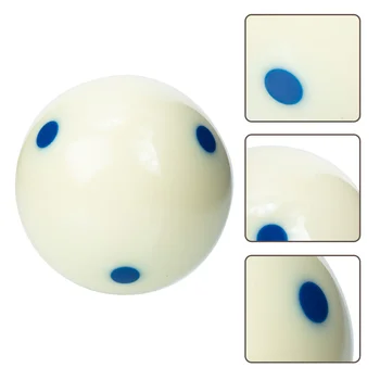 Бильярдный Биток, аксессуары для пула, Профессиональные сменные белые шары из смолы с шестью точками, набор для тренировок