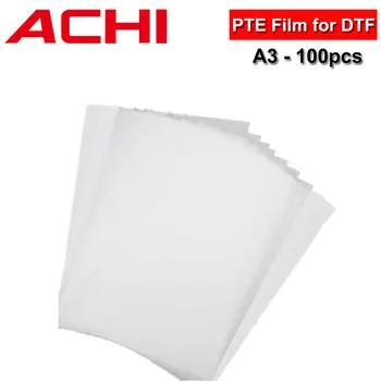 100 ЛИСТОВ ПЭТ-пленки для теплопередачи формата A3/пленка для переноса футболок для принтера DTF