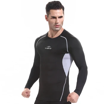 J1663 Workout fitness мужская футболка с коротким рукавом мужская одежда для бодибилдинга с термической обработкой мышц, компрессионная эластичная тонкая одежда для упражнений