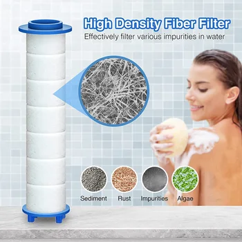 Сменная насадка для душа из 10шт полипропиленового хлопкового фильтрующего картриджа для очистки воды, аксессуар для ванной комнаты для большинства ручных душевых насадок