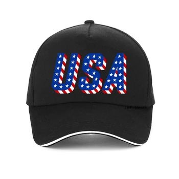 Бейсбольная кепка с рисунком Fashon USA, женская Очаровательная бейсбольная кепка в стиле хип-хоп, высококачественный подарок для вечеринки, кепки с флагом США