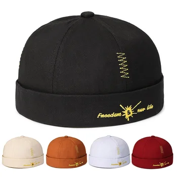 Винтажные весенне-осенние кепки с дыней, уличная одежда, мужские и женские шляпы с вышивкой буквами в стиле хип-хоп, модные шляпы-капоты без полей