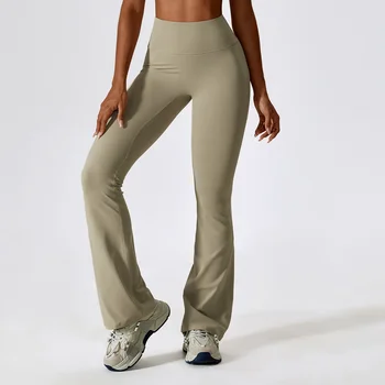 NCLAGEN узкие бедра подъема йога брюки-клеш с высокой талией танцевальные колготки повседневные спортивные брюки тренажерный зал бег фитнес дышащий леггинсы 4
