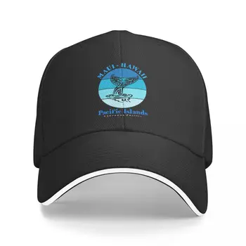 Новая бейсболка с китовым хвостом, Мауи, Гавайи, Океанская бейсболка, черная шляпа от солнца, шляпа для папы, шляпа для гольфа, женская Мужская 0