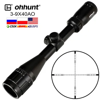 ohhunt 3-9X40 AO 1-Дюймовый Трубчатый Оптический Прицел Mil Dot С Проволочной Визирной Сеткой Оптические Прицелы для Снайперского Прицела