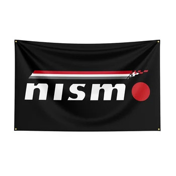 90x150 см Флаг Nismos Баннер гоночного автомобиля с принтом из полиэстера для декора 1