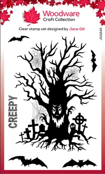 Дерево с привидениями Новые штампы для фотоальбома Diy для скрапбукинга, шаблон для украшения ручной работы 2023