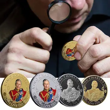 Металлическая Памятная Монета Короля Карла III 