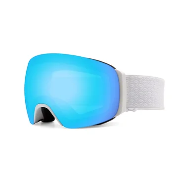 Лыжные очки нового стиля, двухслойные противотуманные очки с магнитным отсосом для мужчин и женщин, уличные очки для защиты от снега, очки для близорукости