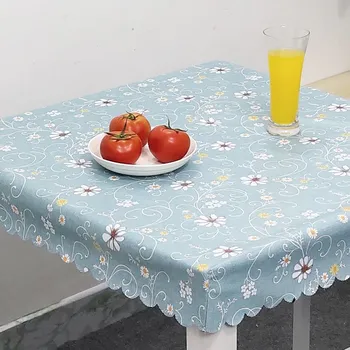 Квадратный стол, обеденный стол, скатерть полностью водонепроницаемой прямоугольной формы