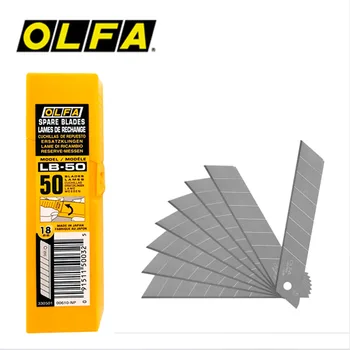 Прямой нож OLFA LB-SOL-10 Blade 50шт в упаковке 100 мм x 18 мм